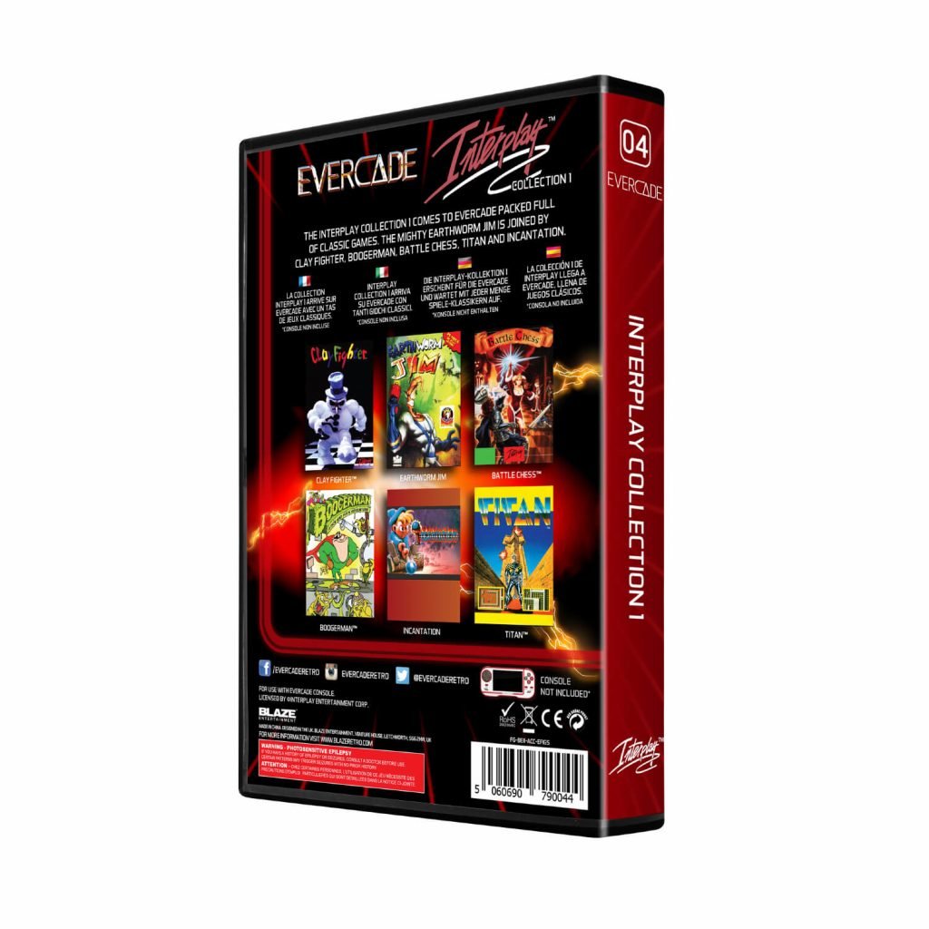 Juego Cartucho Evercade Interplay Cartridge 1 - Ret No Definida