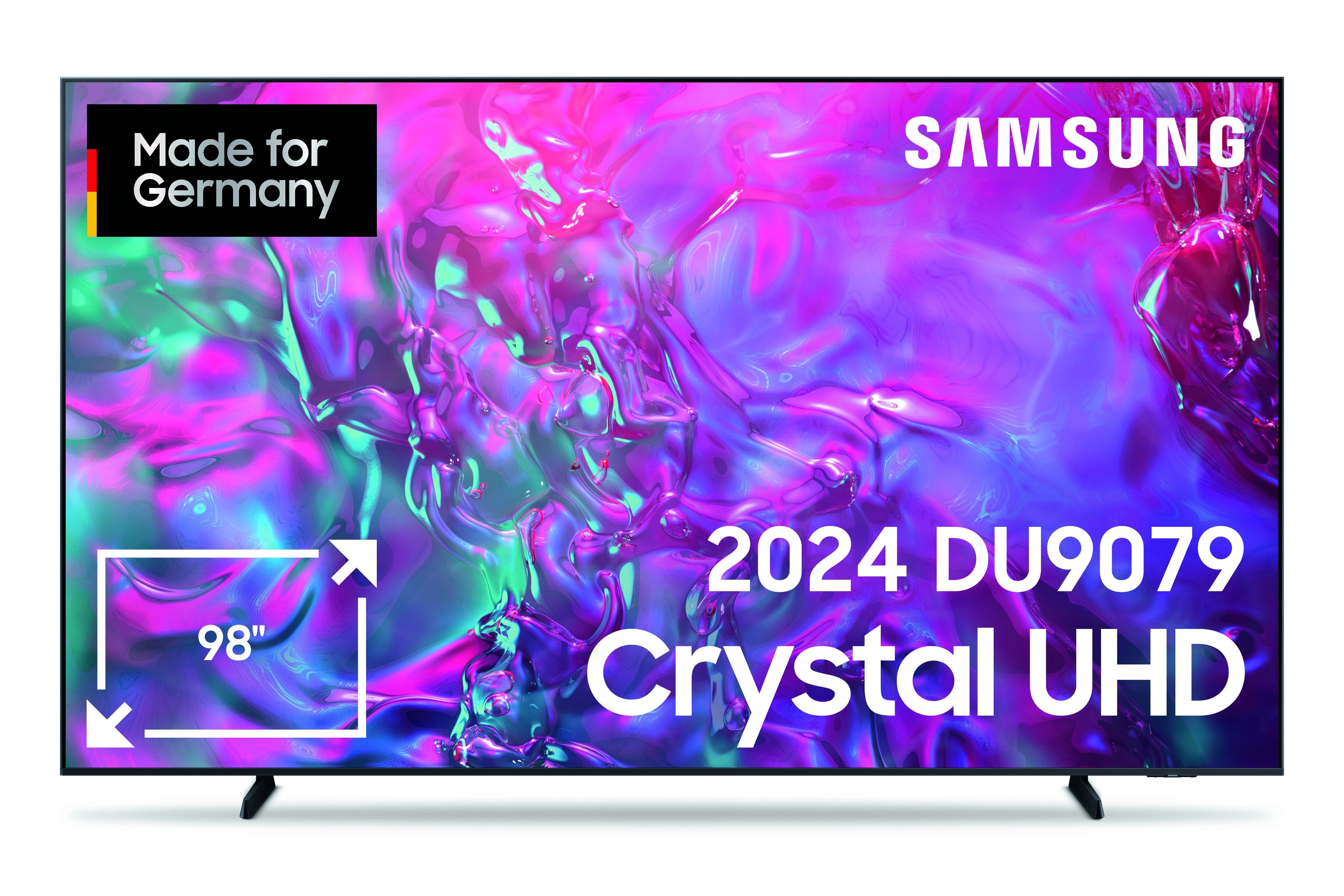 Samsung Gu-98du9079, Tv Led 249 Cm 98", Negro/Grafito, Ultrahd/4k, Wlan, Bluetooth, Hdr10+, Panel De 120 Hz Gu98du9079uxzg