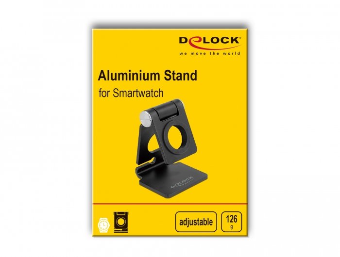 Delock Soporte Para Reloj Inteligente Ajustable Negro