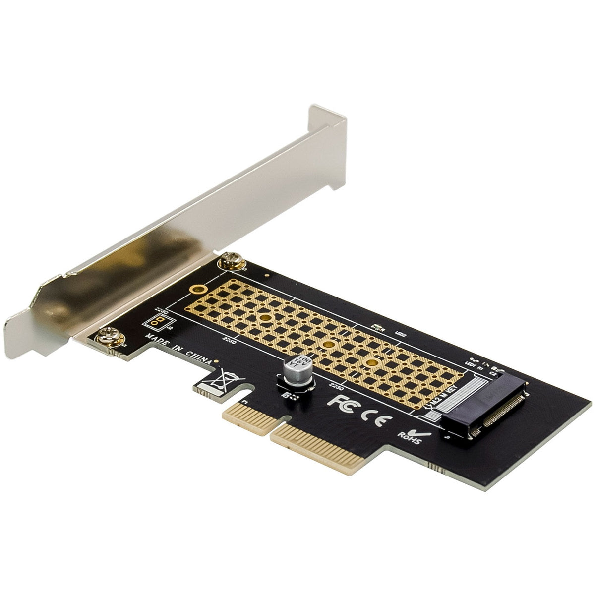 Inline Pcie Tarjeta A 1x Interno Nvme M.2 Key M - Pcie X4
