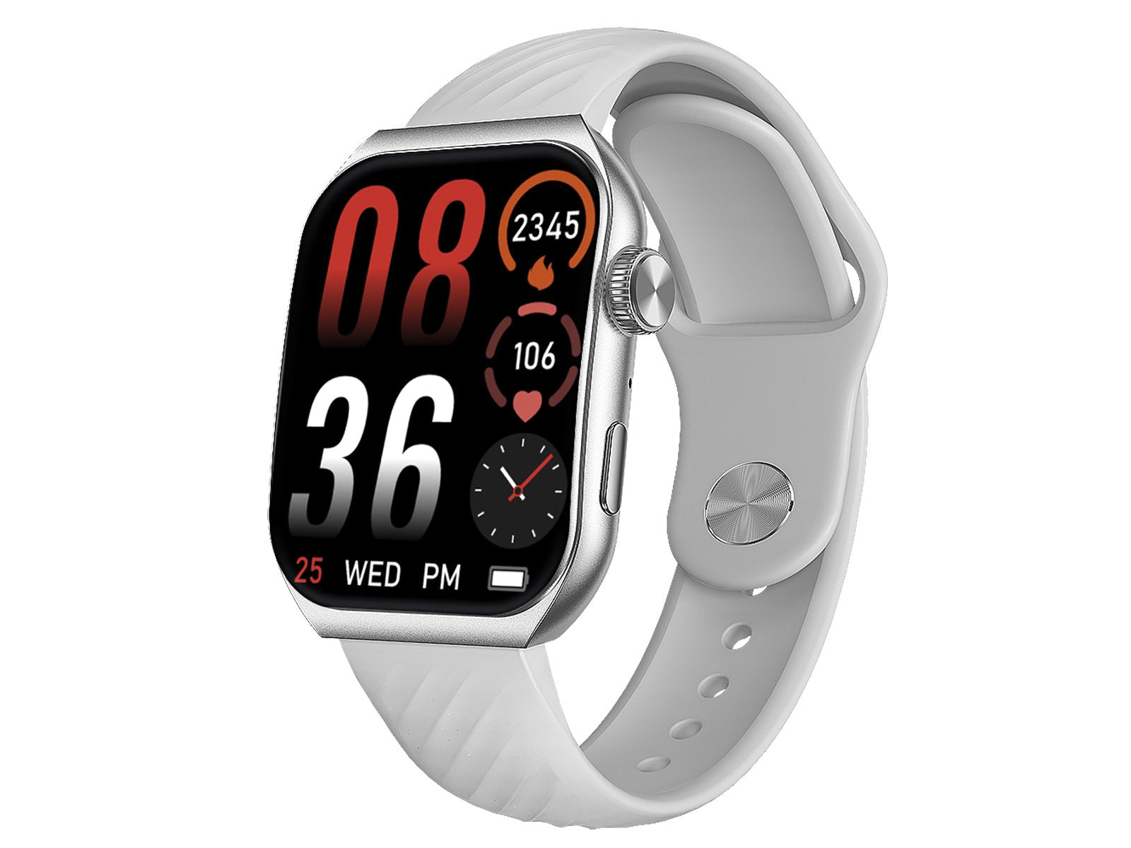EAN 8011000040585 - Trevi T-FIT 400 C 4,98 cm (1.96") AMOLED Digital 410 x 502 Pixeles Pantalla táctil Plata imagen 1