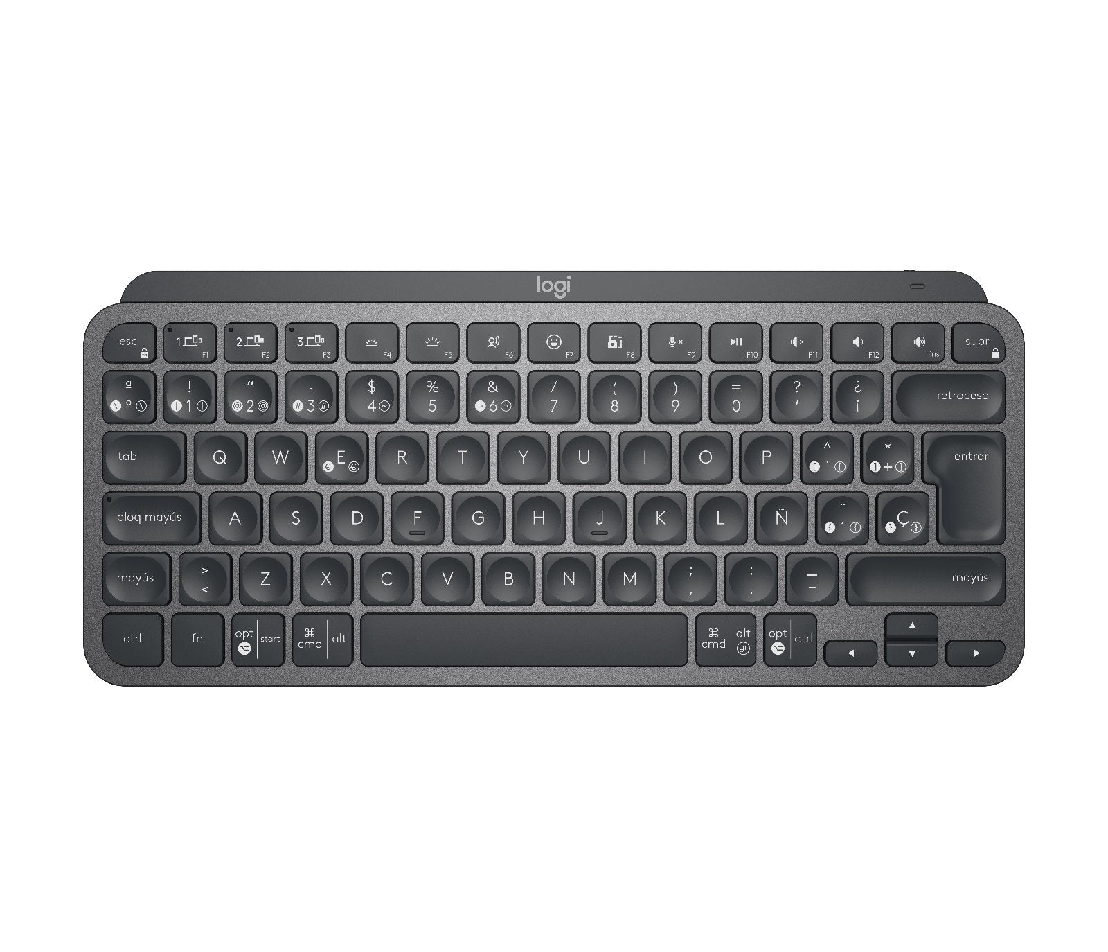 EAN 5099206098947 - Logitech 920-010490 teclado Oficina RF Wireless + Bluetooth QWERTY Español Grafito imagen 1