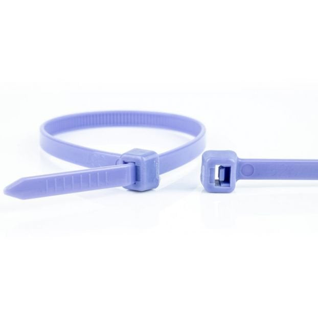 EAN 8717278572178 - WKK 11032771 presilla Brida reutilizable Plástico Púrpura 100 pieza(s) imagen 1