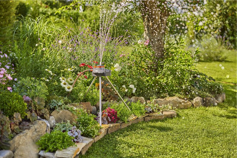 Trípode Para Aspersor Gardena 18735-20, Soporte Negro, Altura 50 Cm 18735-20