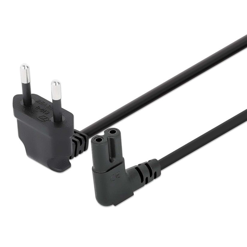 Manhattan Cable De Alimentacion C7 A Eu Cce7 16 90 Grad Gewinkelt 3m