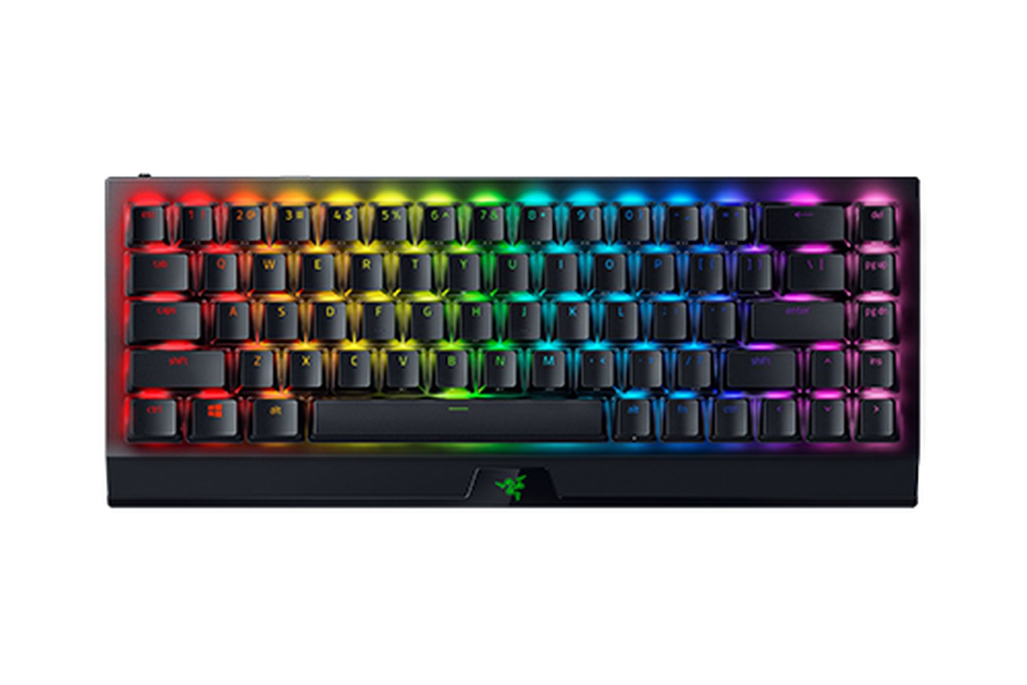 Teclado Inglés Razer Blackwidow V3 Mini Hyperspeed Usb + Rf Wireless + Bluetooth Qwerty Ee. Uu. Negro