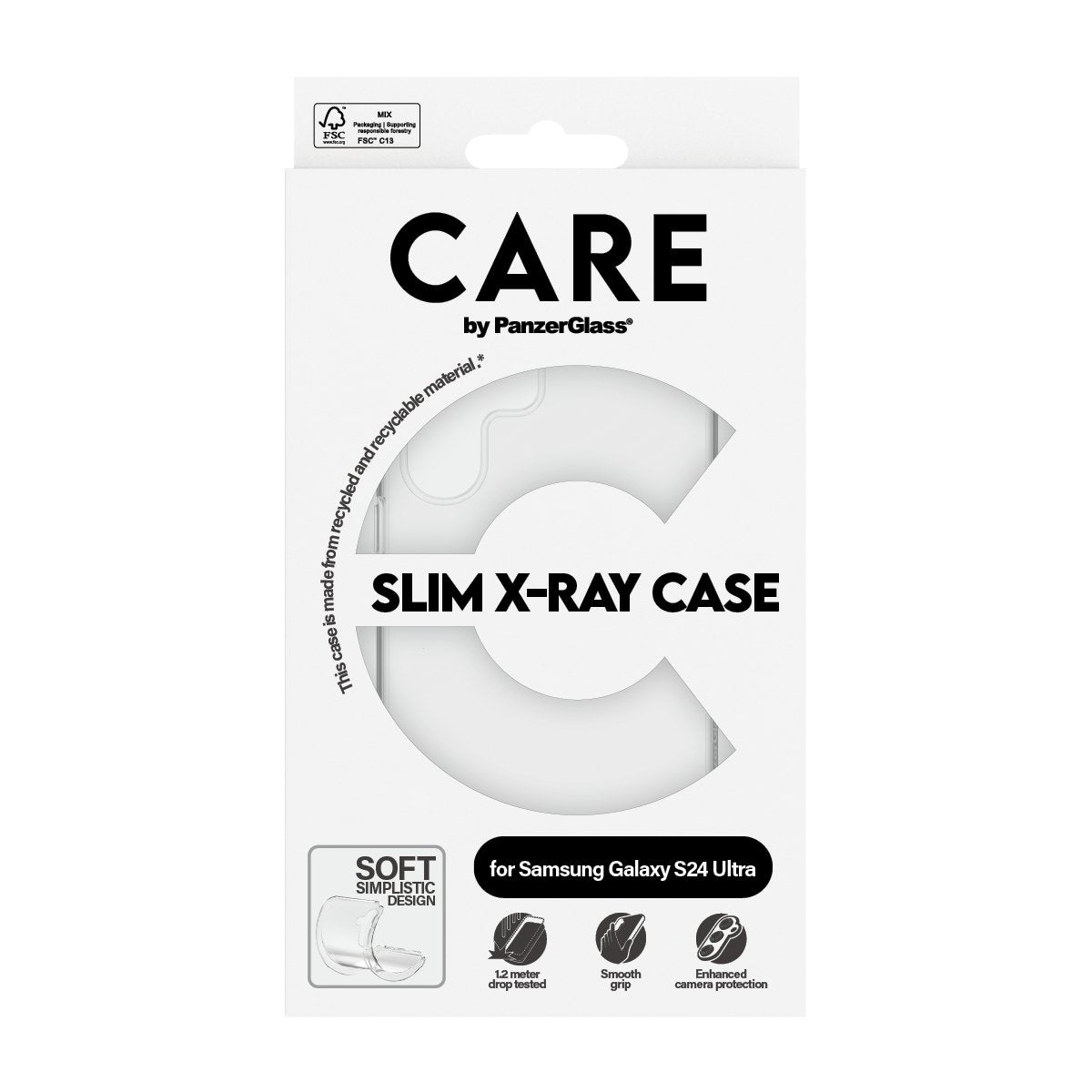 EAN 5715685012471 - PanzerGlass CARE™ by ® X-Ray Case Samsung Galaxy S24 Ultra funda para teléfono móvil Transparente imagen 3
