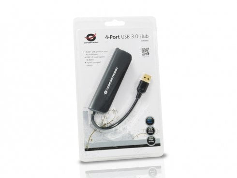 Conceptronic Hub Usb 3.0 4 Puertos Mini Hub Pocket C4pusb3