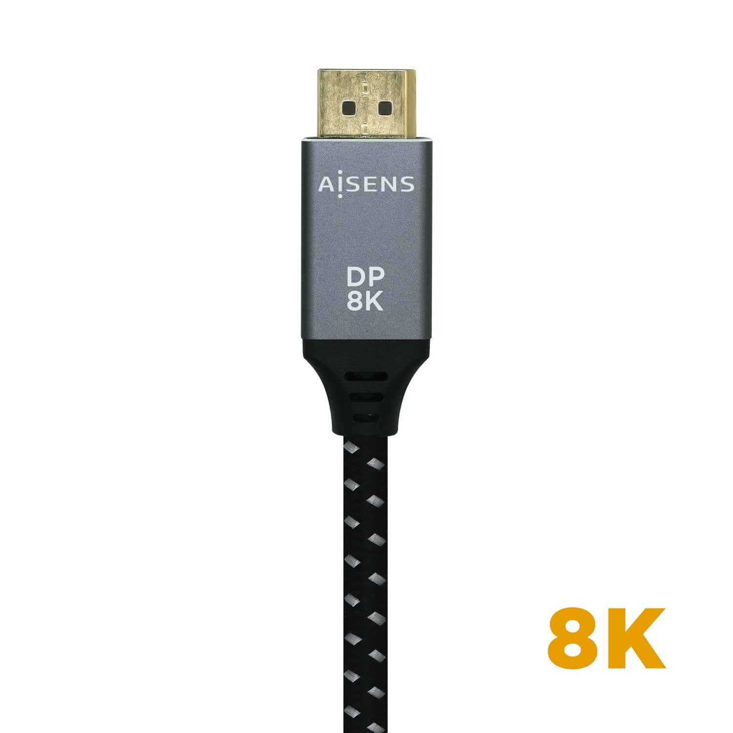 EAN 8436574704709 - AISENS A149-0434 cable DisplayPort 0,5 m Negro, Gris imagen 3