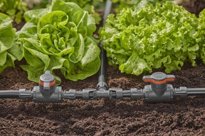 Gardena Micro-Drip-System Pieza En T De 13 Mm (1/2"), Conexión (Gris Oscuro, 2 Piezas 13201-20