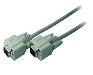 Vga-Monitorcable 2x 15-Pol. Hdd-Mecker Mit Vergossenen Gehäusen 3,0m