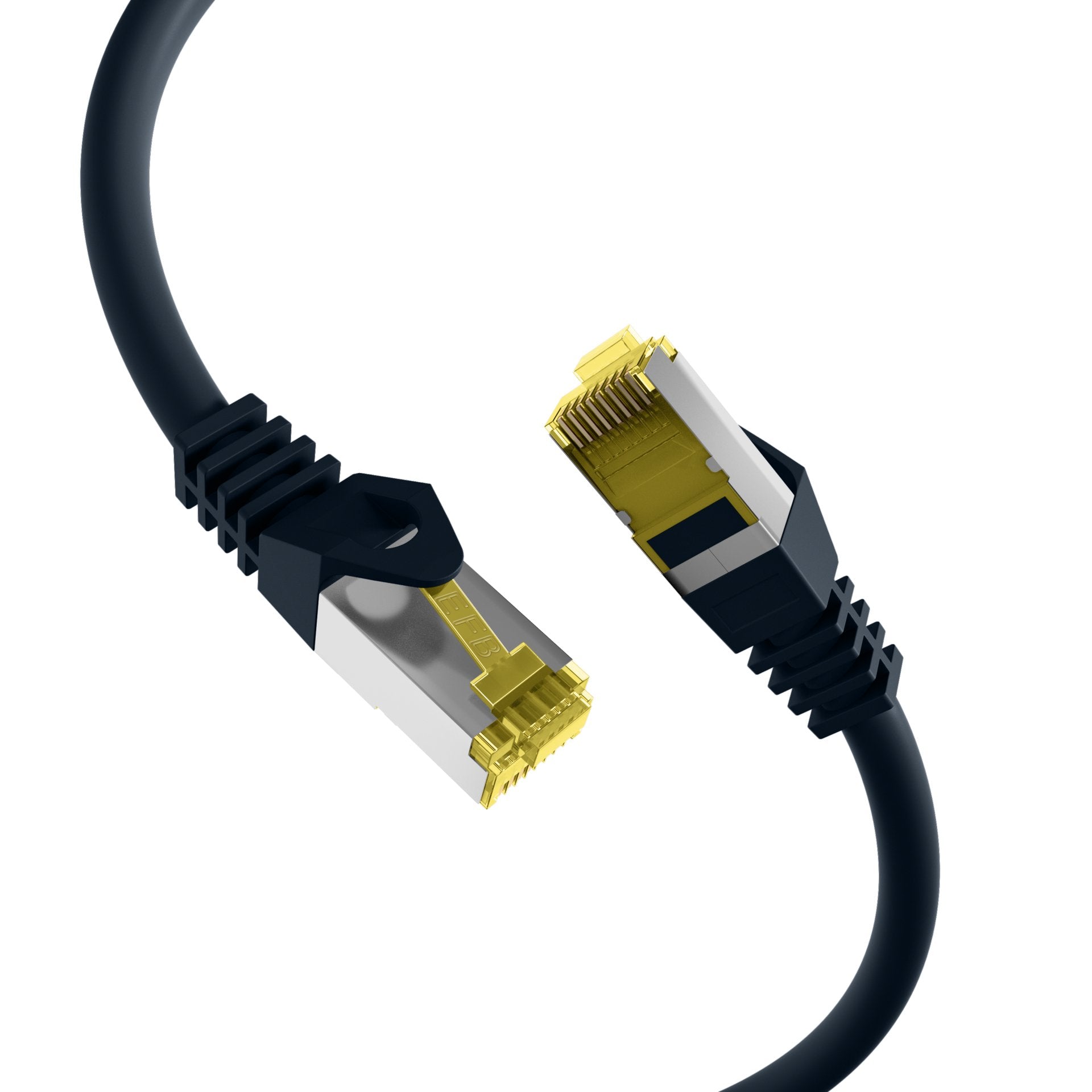 Efb Rj45 Cable De Red Cat.6a S Ftp Lszh Cat.7 Rohcable Negro