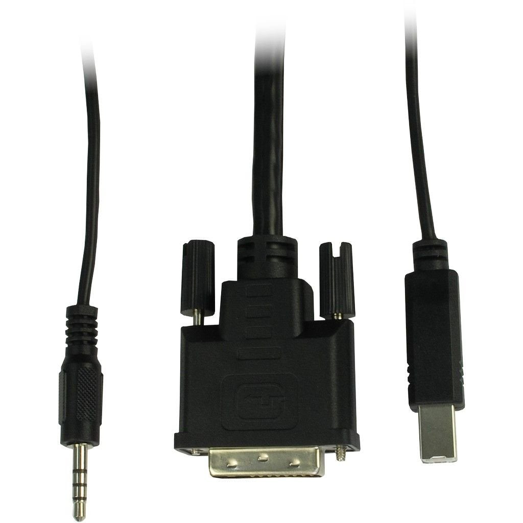 EAN 4260455645744 - Inter-Tech AS-9104DA interruptor KVM Montaje en rack Negro imagen 4