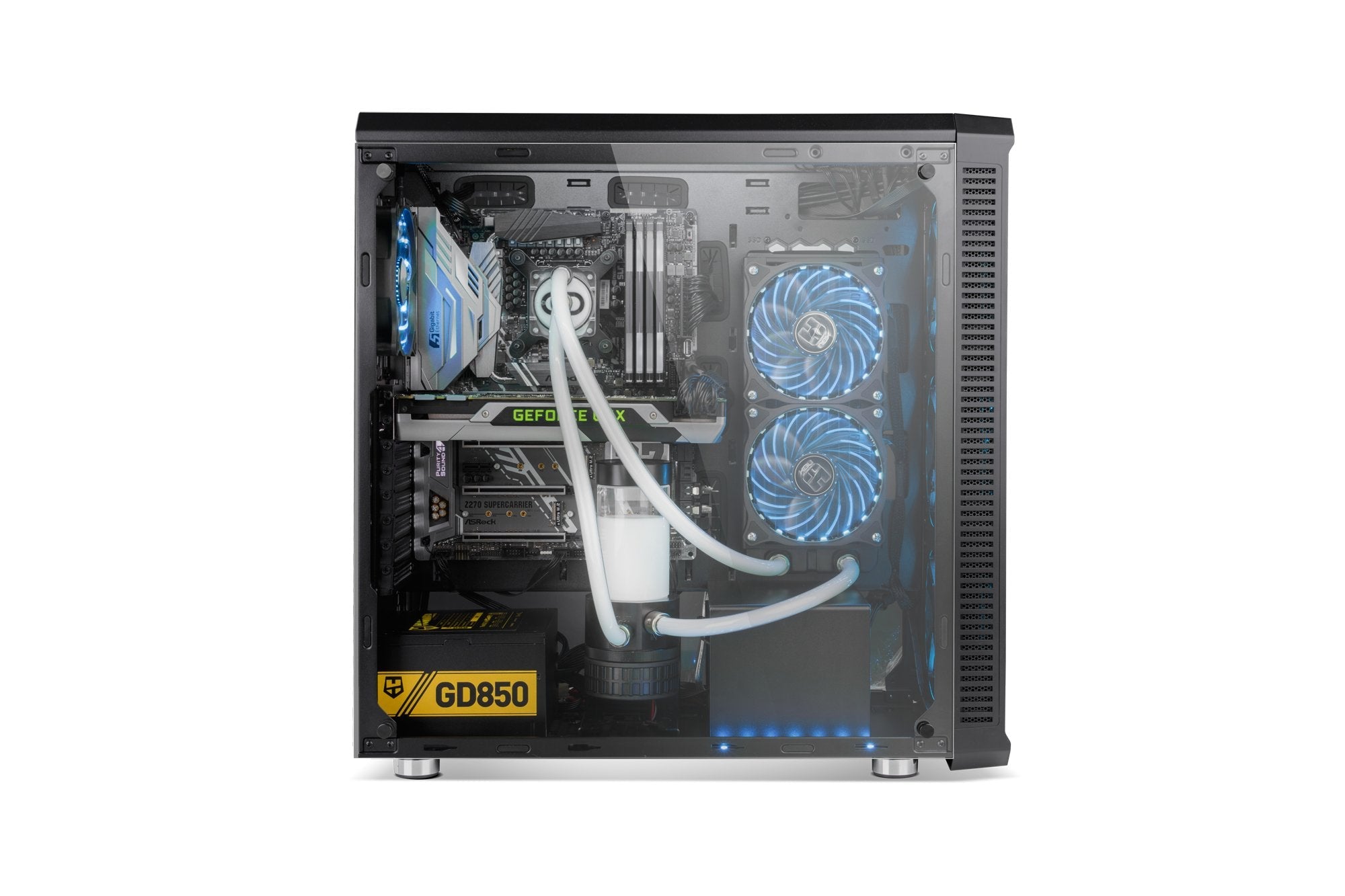 Caja Pc Nox Atx Hummer Tgx. Torre. Cristal Templado Usb 3.0 Con Ventiladores