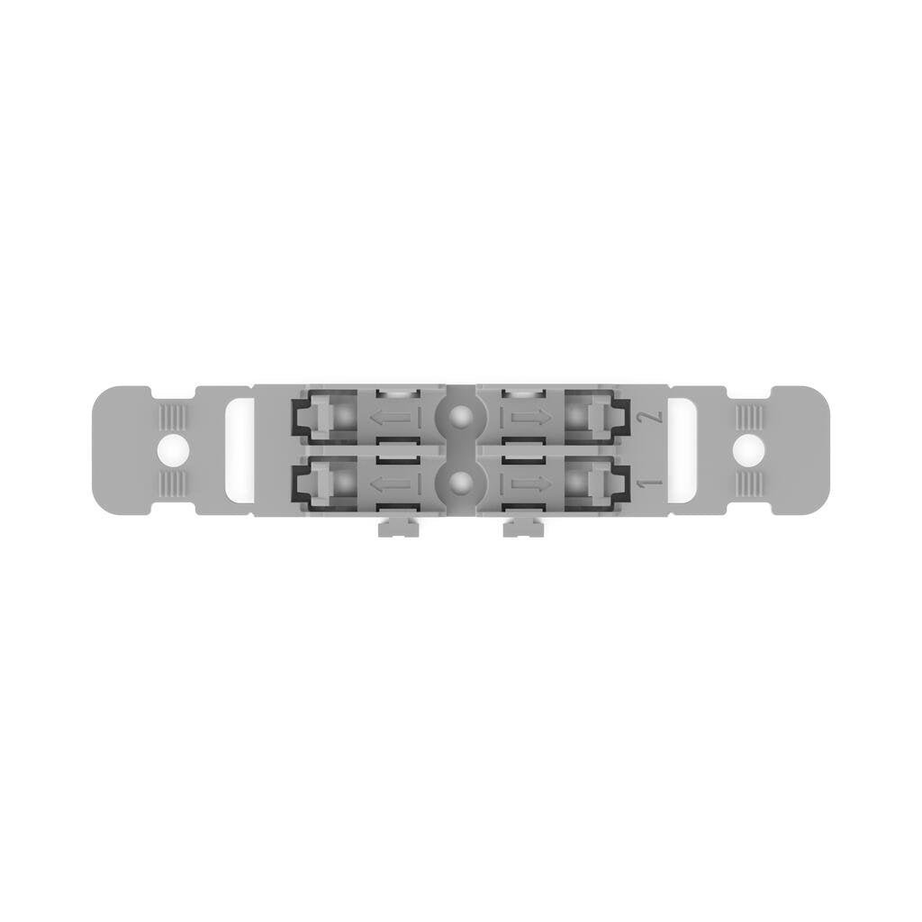 Wago 221-2502 Befestigungsadapter Mit Zugentlastung, 2-Fach