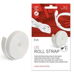 Label-The-Cable Ltc 1220 Organizador De Cables Escritorio/Pared Tubo Flexible Para Protección De Cables Blanco 1 Pieza(S)