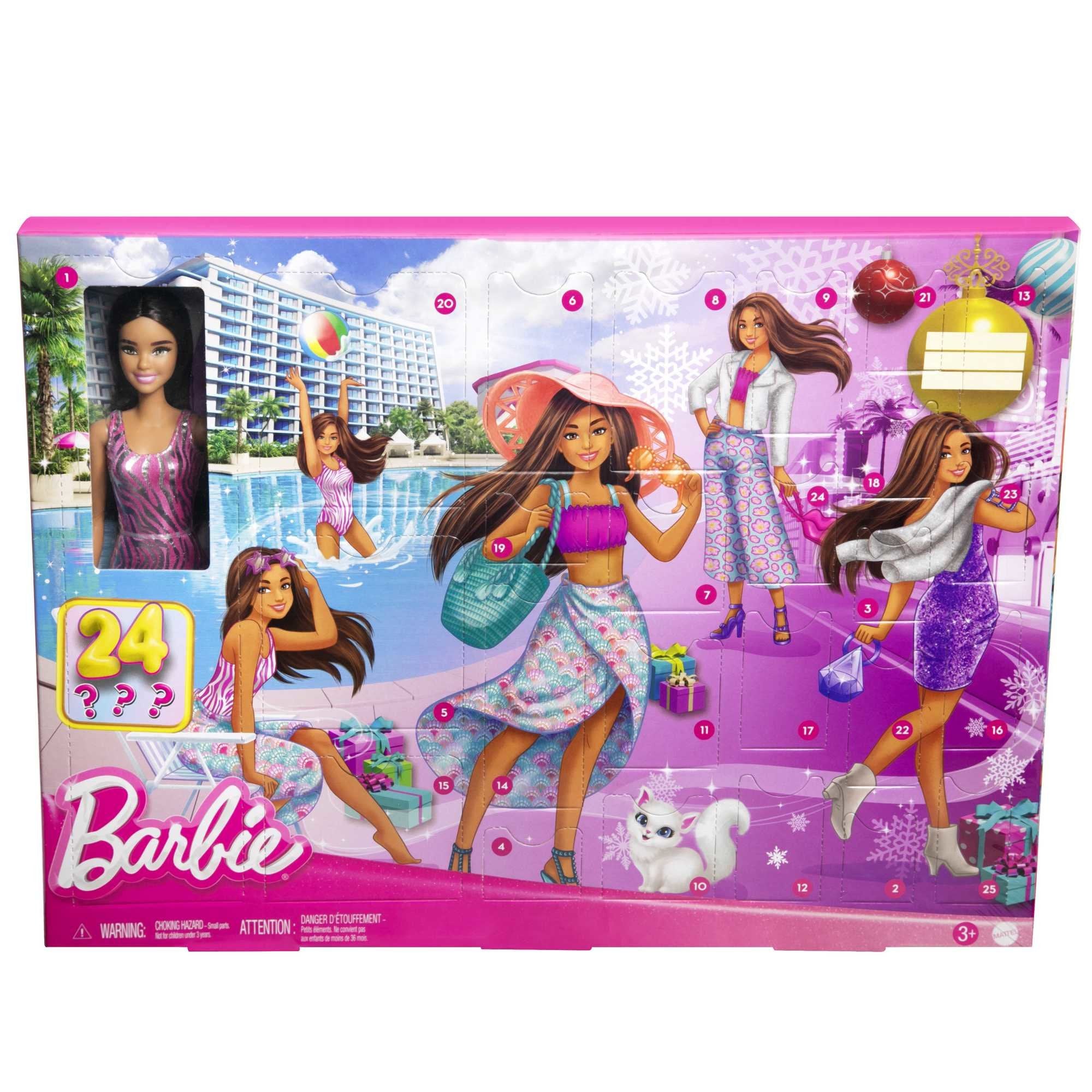 Muñeca Mattel Barbie Fab Adventskalender 2023, Hkb09