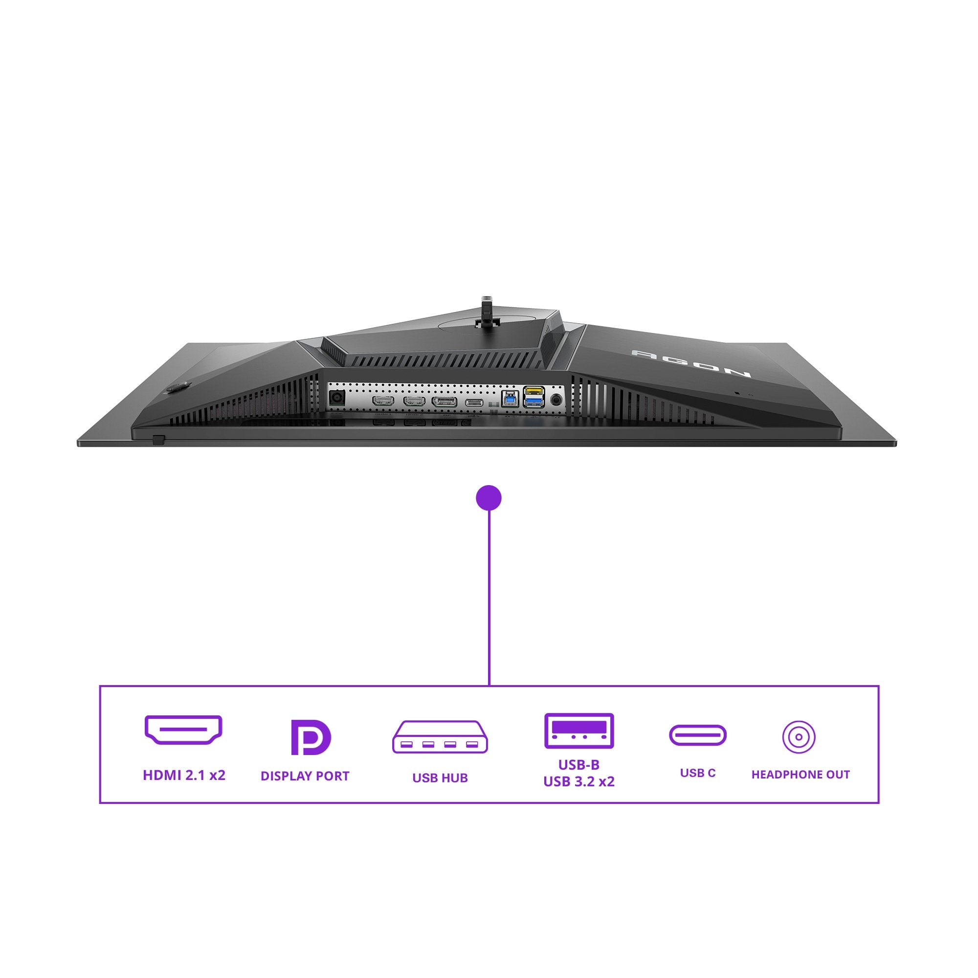 EAN 4038986642620 - AOC G2 AG276UZD pantalla para PC 67,3 cm (26.5") 3840 x 2160 Pixeles 4K Ultra HD OLED Negro imagen 4