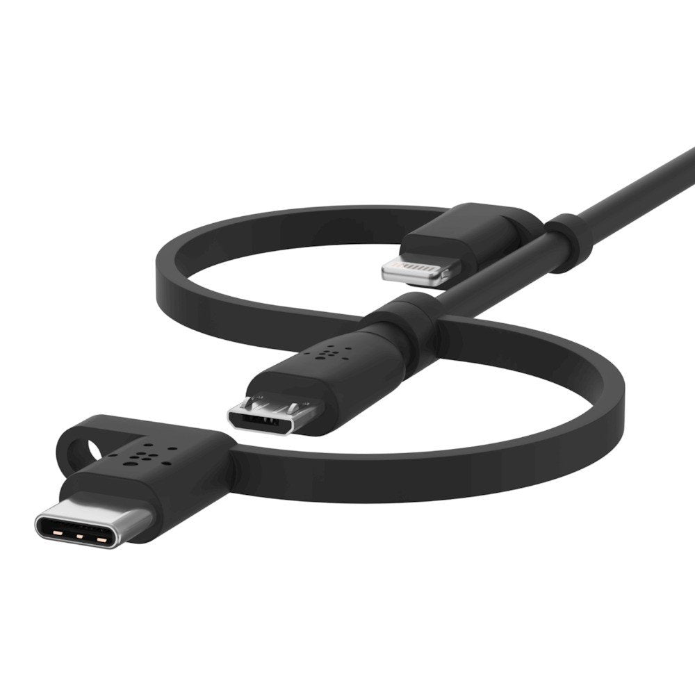 EAN 0745883799640 - Belkin BOOST CHARGE cable USB 1 m USB A USB C/Micro-USB B/Lightning Negro imagen 5