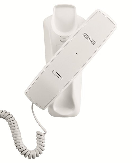Alcatel Telefono Monopieza Temporis 10 Blanco Indicador Visual Llamadas Entrantes Rellamada Posibilidad Montaje Mural