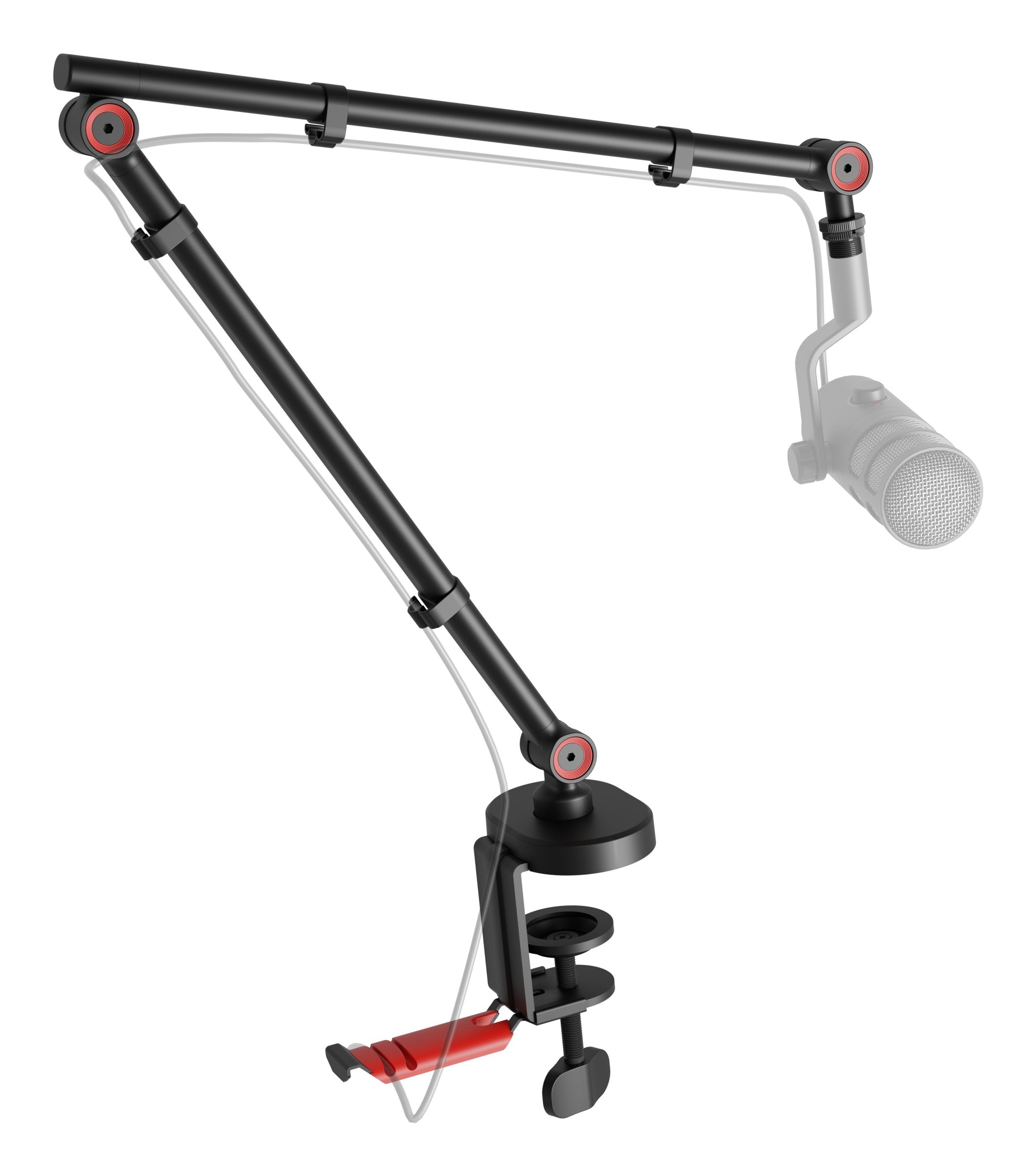 Brazo Para Microfono Genesis Thulium 500 Con Soporte Para Auriculares