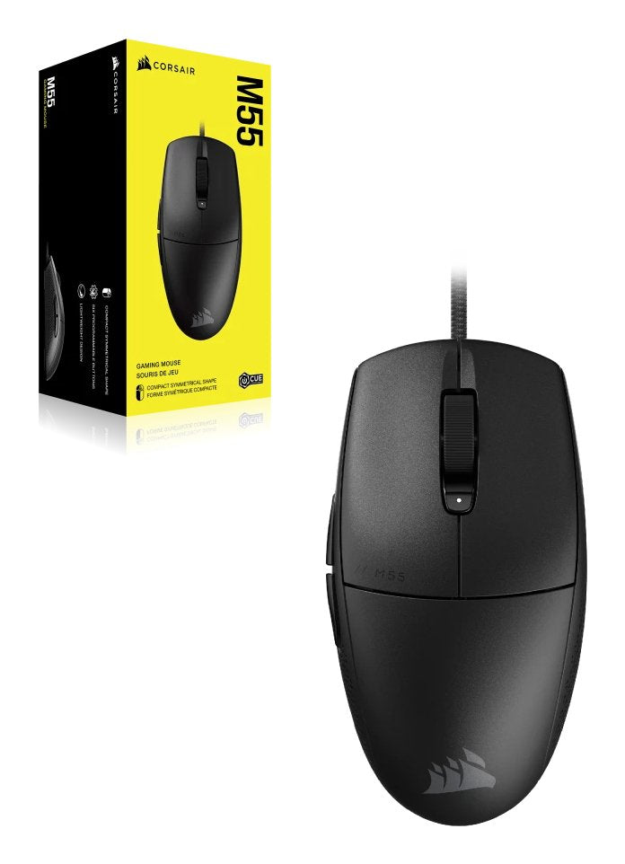 Raton Corsair M55 Ligero, Con Cable, Negro Ch-930f000-Ww
