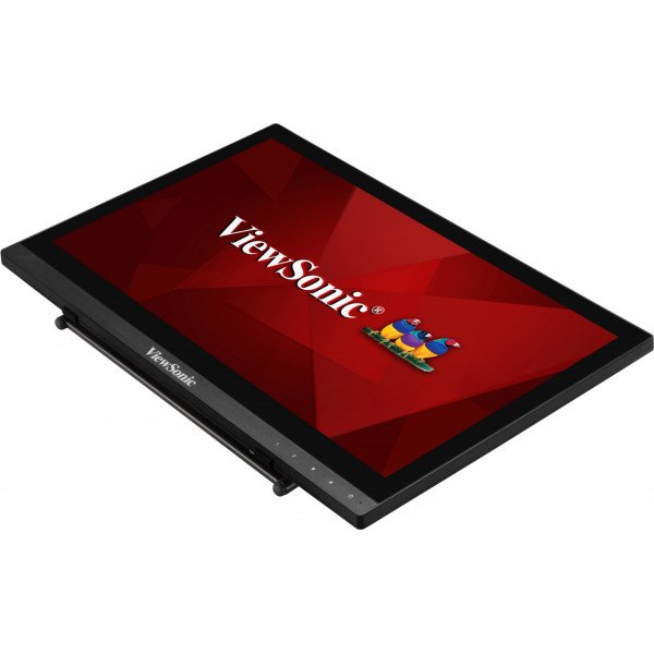 Monitor Viewsonic 15.6 Td1630-3 Tactil Negro 1xhdmi/1xvga/1xusb/1366x768/12ms/Vesa 75x75/Mmedia Td1630-3