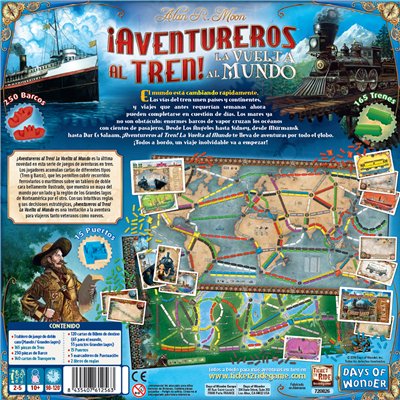 Juego De Mesa Aventureros Al Tren! La Vuelta Al Mundo Pegi 8