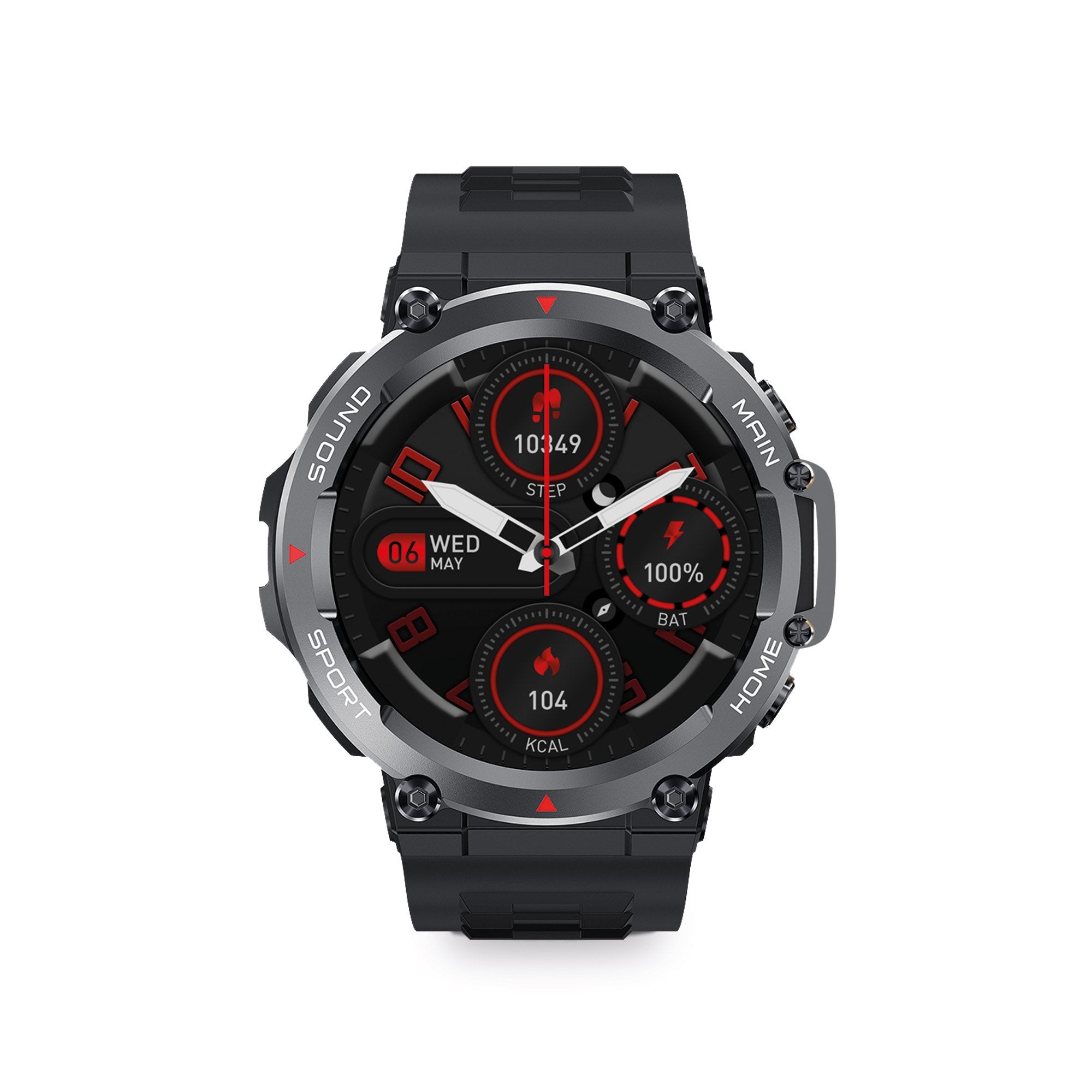 Ksix Oslo Reloj Smartwatch Pantalla 1.5" Multitactil - Bluetooth 5.0 - Autonomia Hasta 5 Dias - Resistencia Al Agua Ip68 - Asistente De Voz