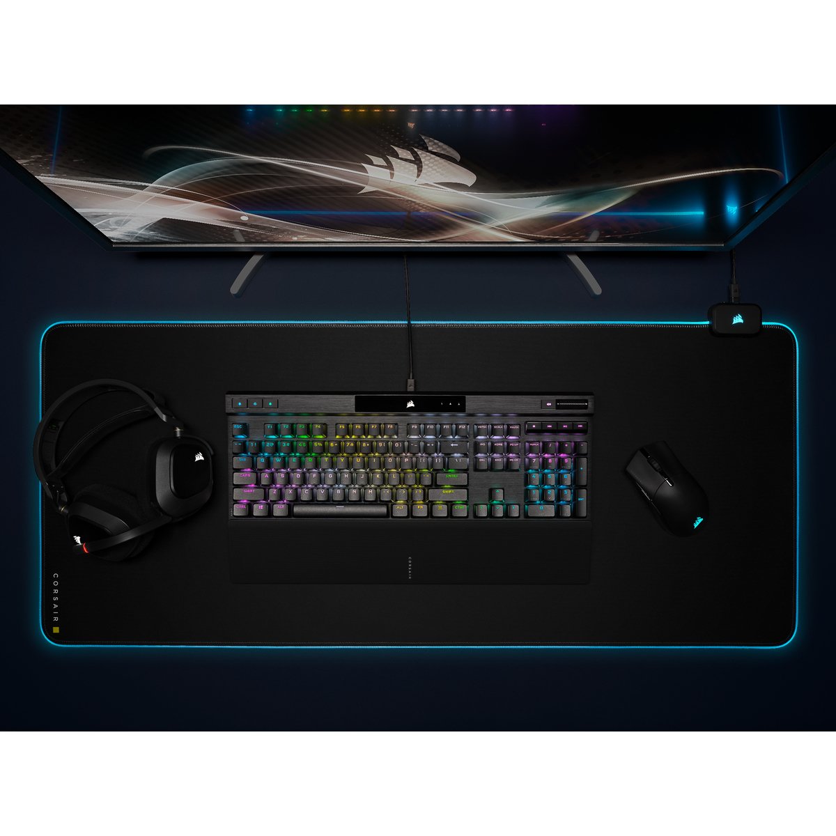 Corsair K70 Rgb Pro Mechanical Gaming Keyboard, Cherry Mx Switch, Nd Layout, Wired, Black