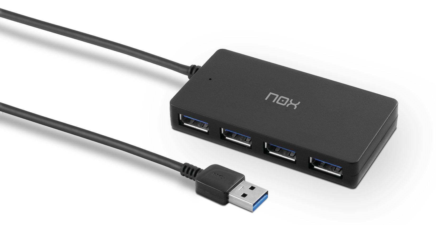EAN 8436587972515 - NOX Lite Hub One USB 3.2 Gen 1 (3.1 Gen 1) Type-A 10 Mbit/s Negro imagen 1