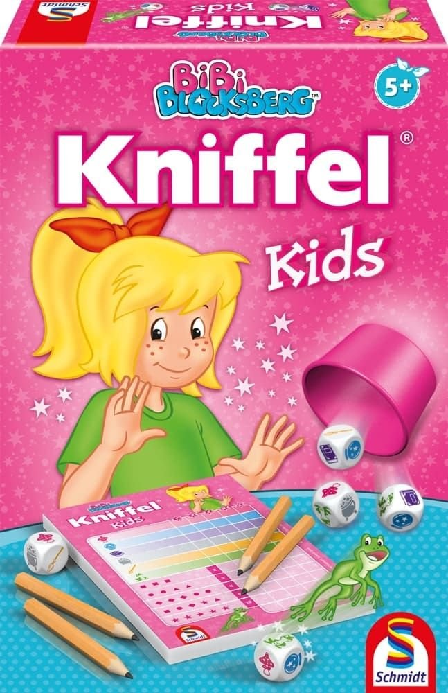 Schmidt Games Bibi Blocksberg, Kniffel ® Kids, Dice Game 40641