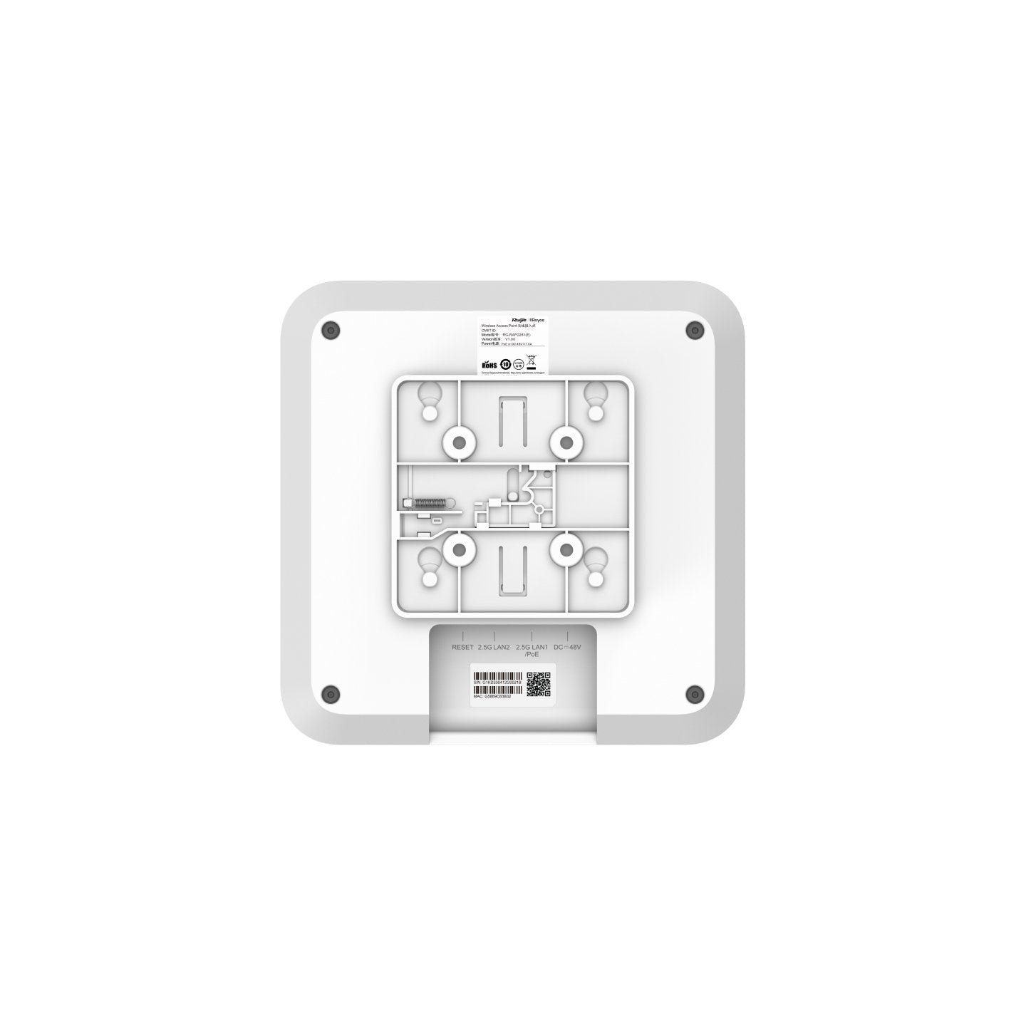 EAN 6971693273610 - Ruijie Networks RG-RAP2260(H) punto de acceso inalámbrico Blanco Energía sobre Ethernet (PoE) imagen 3