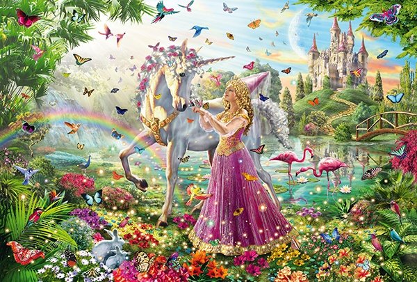 Puzzle Hermosa Hada En El Bosque Mágico 56197 Schmidt Spiele
