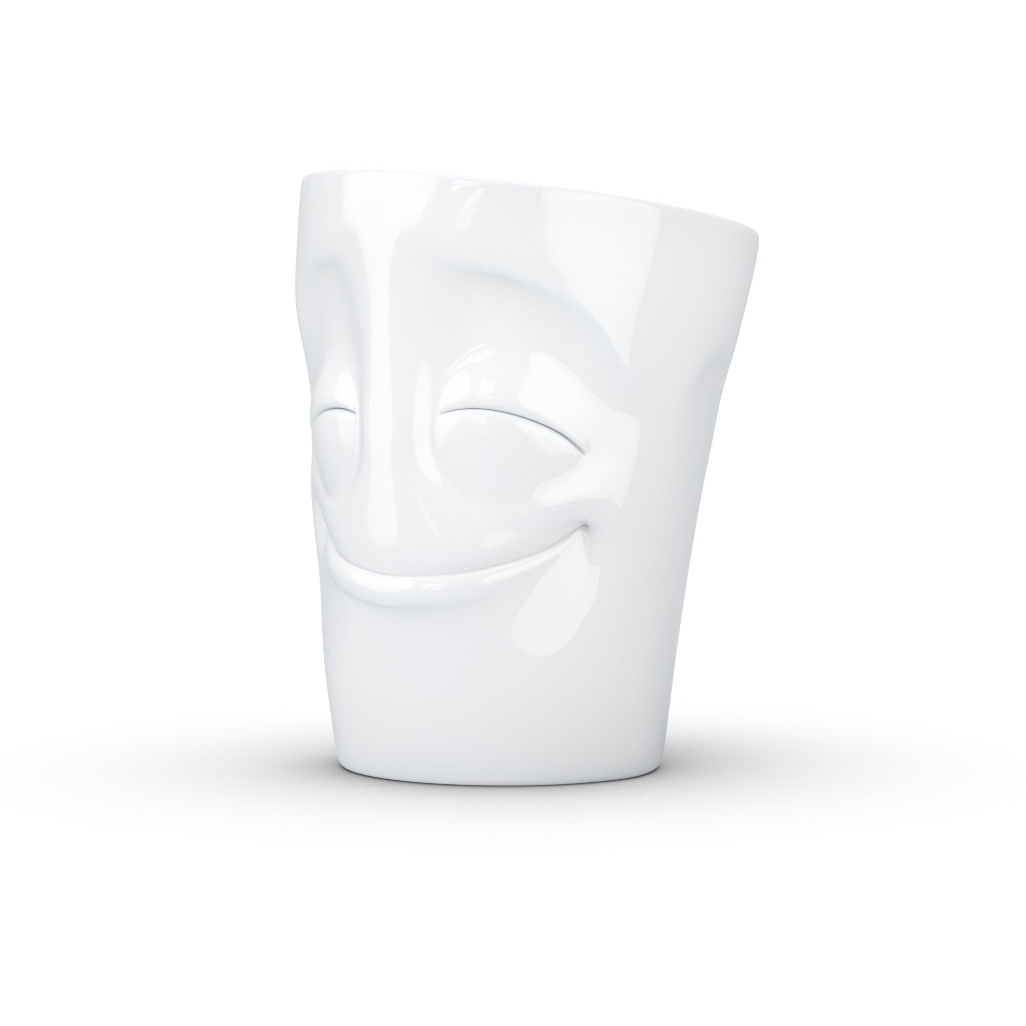 Fiftyeight Henkelbecher 350ml - Vergnügt Blanco