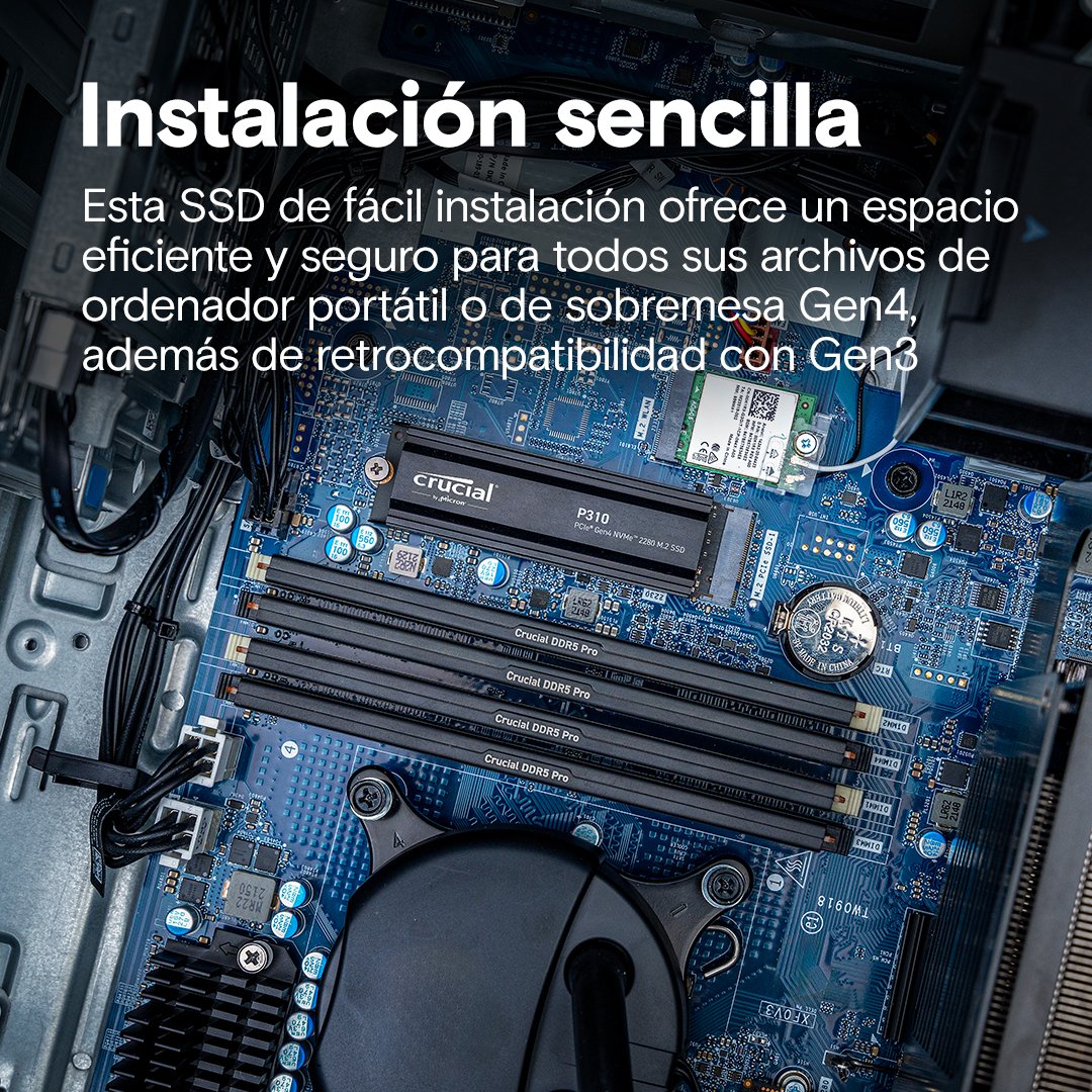 EAN 0649528944771 - Crucial P310 2 TB M.2 PCI Express 4.0 NVMe imagen 5