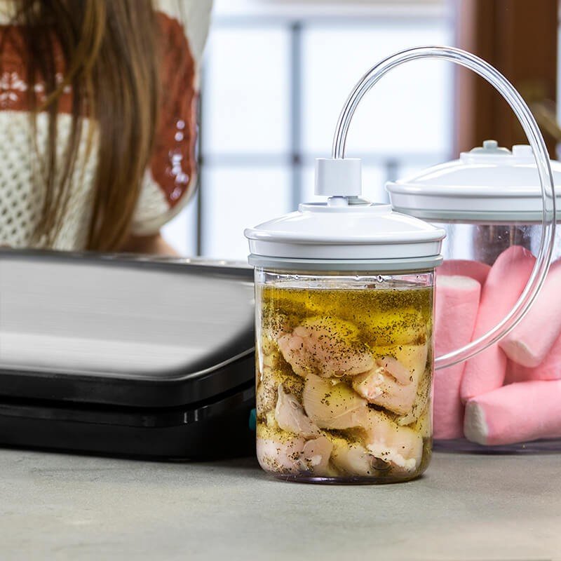 Cecotec 04070 Sellador Al Vacío 0,9 Mbar Negro, Gris