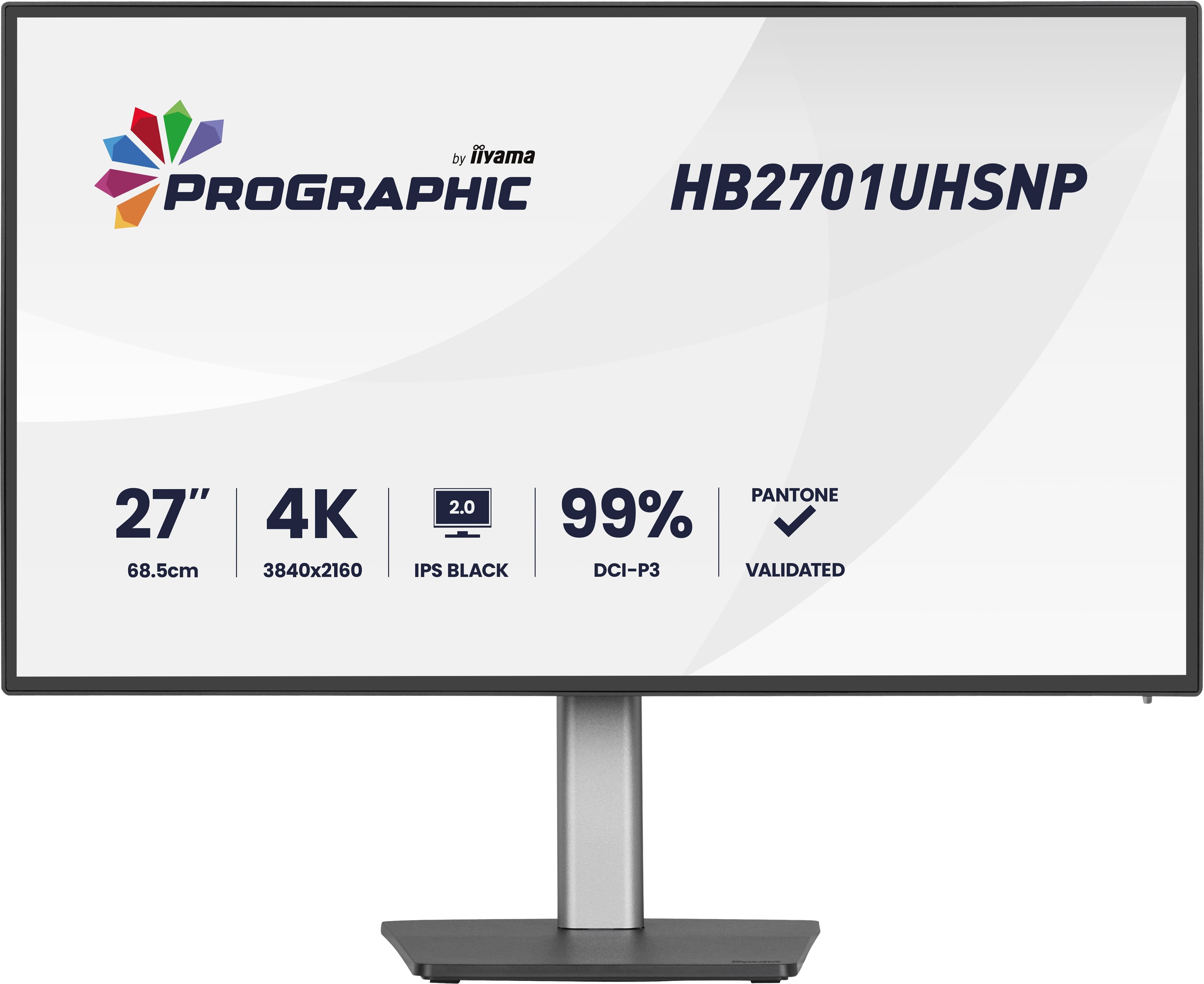 Monitor Iiyama, Ips Panel Technolody Led, 27 " 3840x2160, 60 Hz