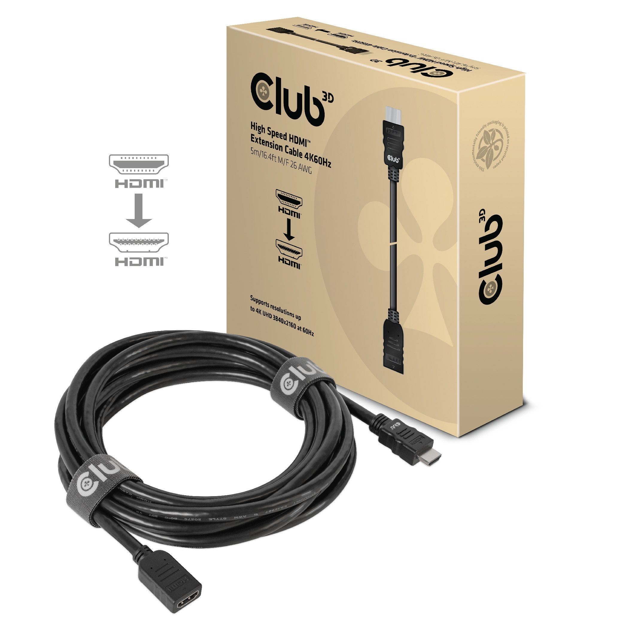 Club3d Cable Hdmi 2.0 5m M/H Retail