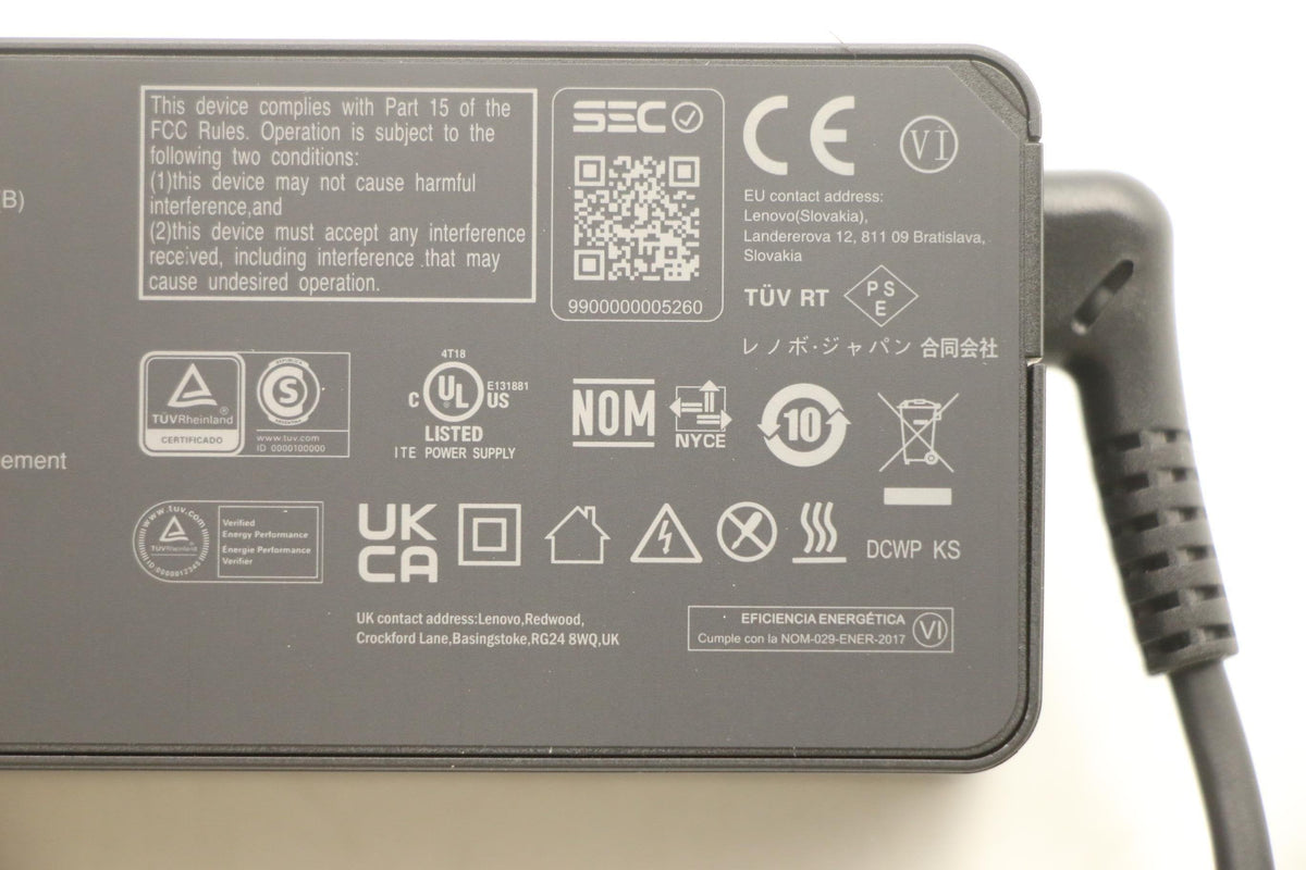 Lenovo 5a10w86303 Adaptador E Inversor De Corriente Interior 65 W Negro