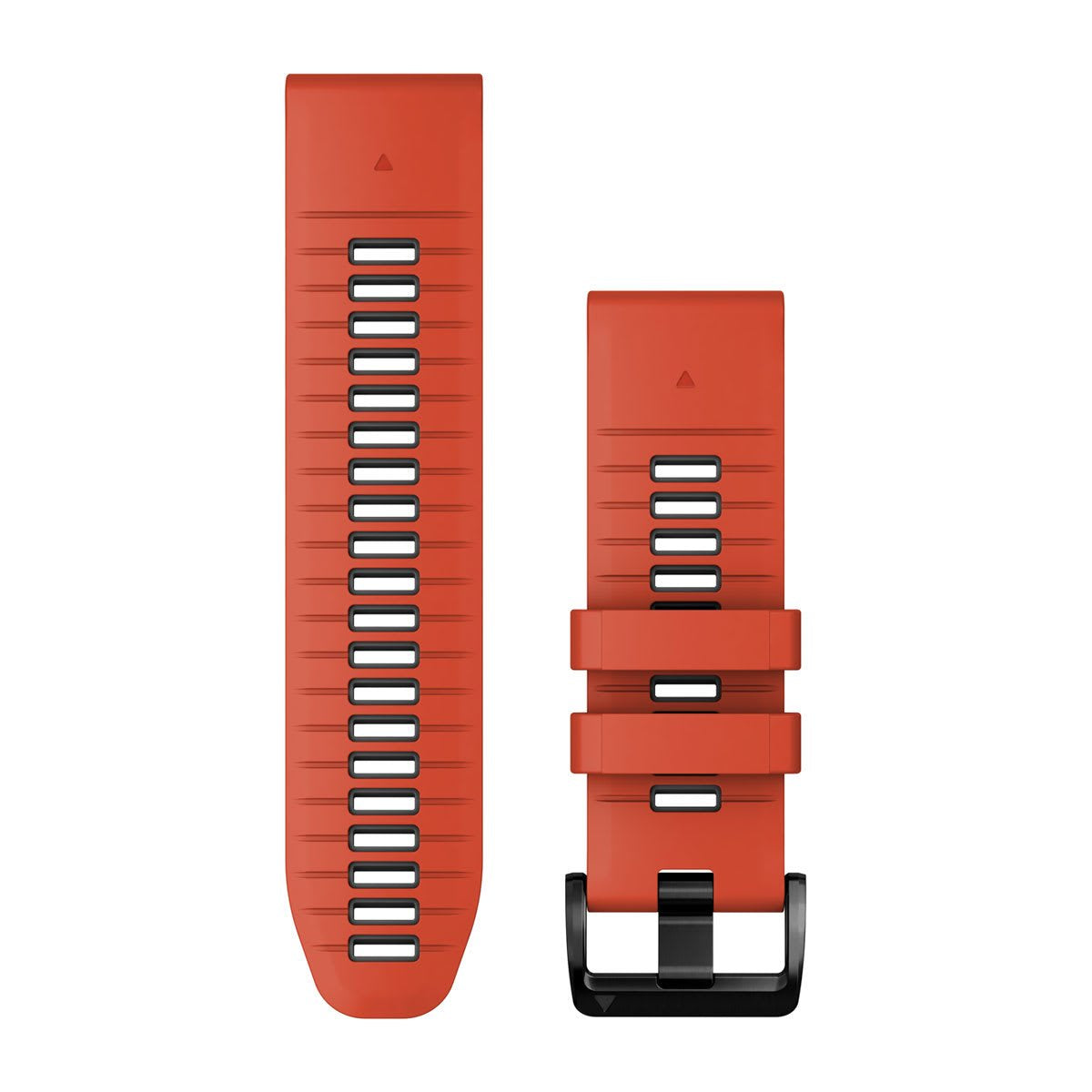 Garmin Ersatzarmband Quickfit 26mm Silikon Rojo Graphite