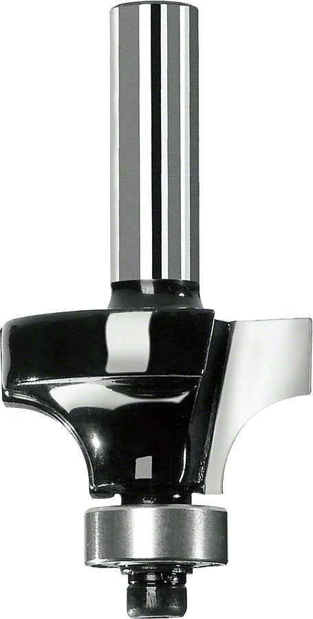Bosch Professional Fresa Para Redondear Standard Para Madera, Radio 10 Mm, Eje Ø 8 Mm, Doble Filo, Rodamiento Axial De Bolas 2608628342