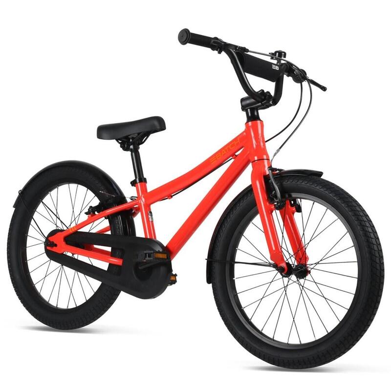 Bicicleta Huffy Batch Alu De 20 Pulgadas, Rojo Neón (B374255w)
