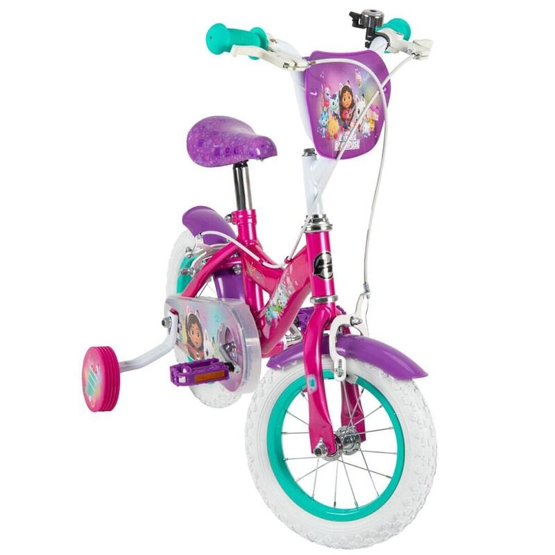 Bicicleta Huffy Gabby'S Dollhouse Infantil De 12 Pulgadas Con Ruedas Estabilizadoras 22375w