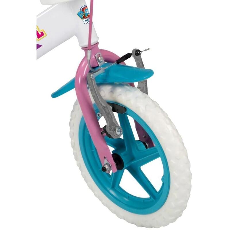 Bicicleta Infantil Toimsa 12" Paw Patrol Blanco 1281 Niña