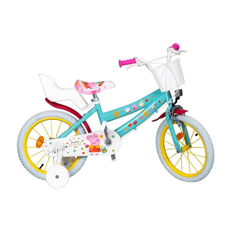 Bicicleta Infantil Toimsa 16" Peppa Pig Verde