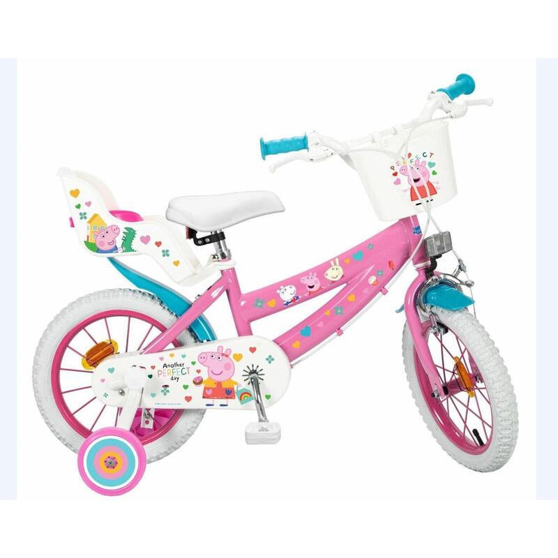 Bicicleta Toimsa Peppa Pig Infantil 16" Rosa