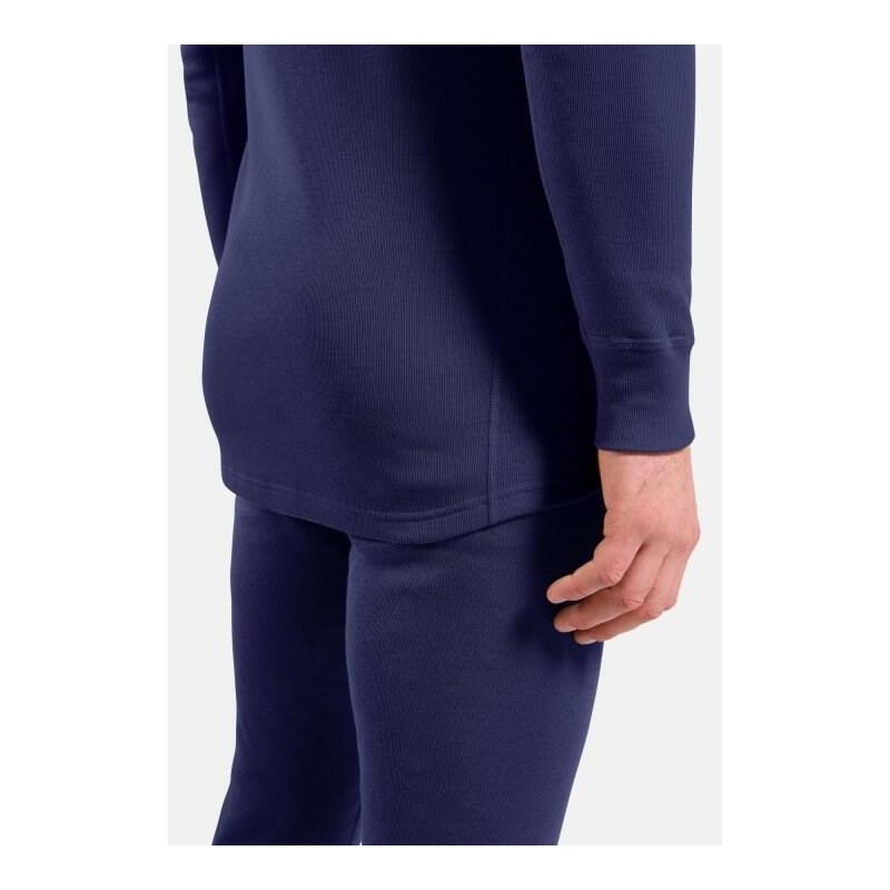 Bielizna Termoaktywna Z Dlugim Rekawem Odlo Bl Top Crew Neck L/S Merino 260 Roz. M Niebieska