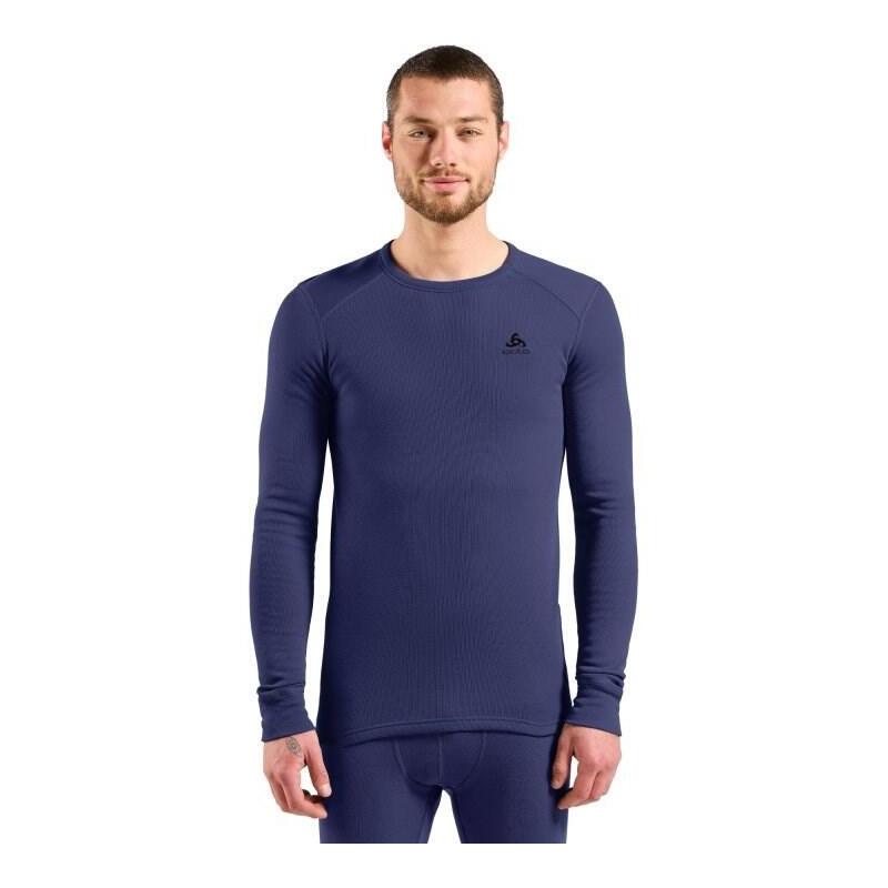 Bielizna Termoaktywna Z Dlugim Rekawem Odlo Bl Top Crew Neck L/S Merino 260 Roz. M Niebieska