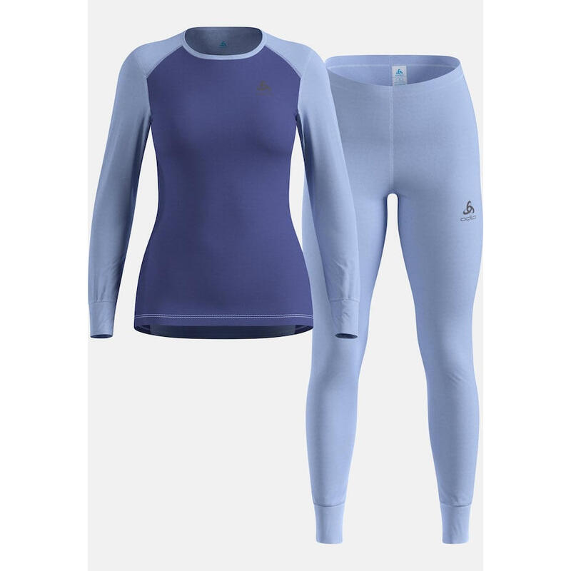 Bielizna Termoaktywna - Zestaw Odlo Set Active Warm Special Set Roz. M Granatowa